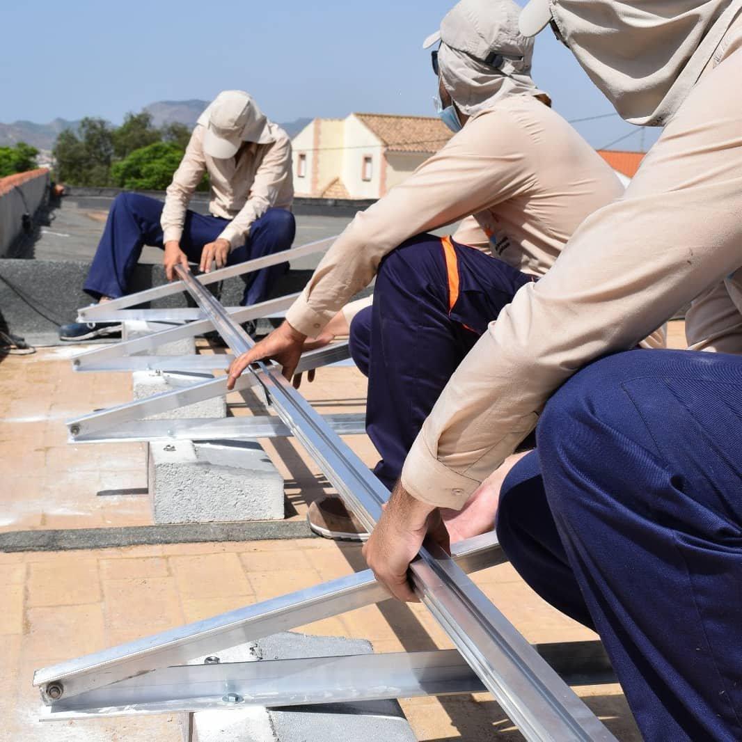 equipo instalacion placas solares